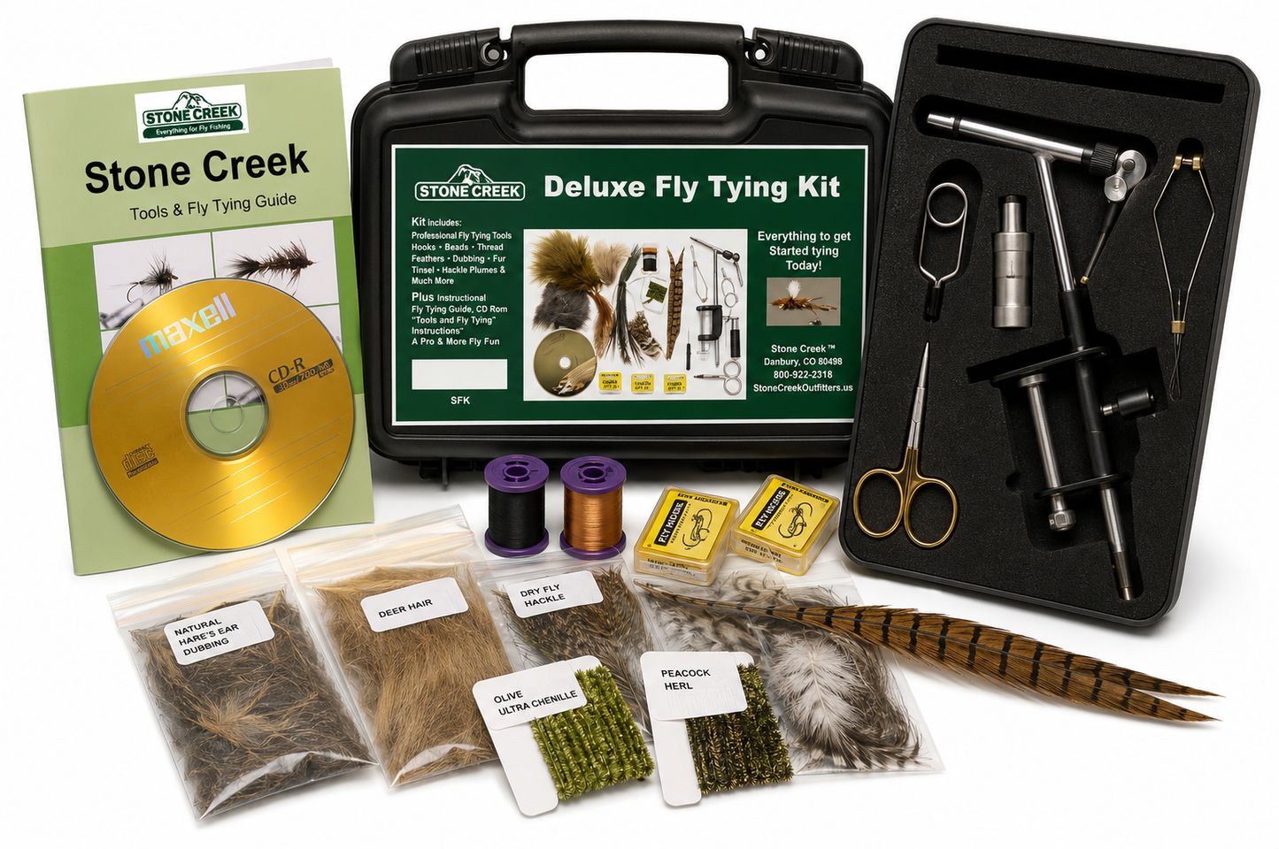 Stone Creek™ Deluxe Fly Tying Kit