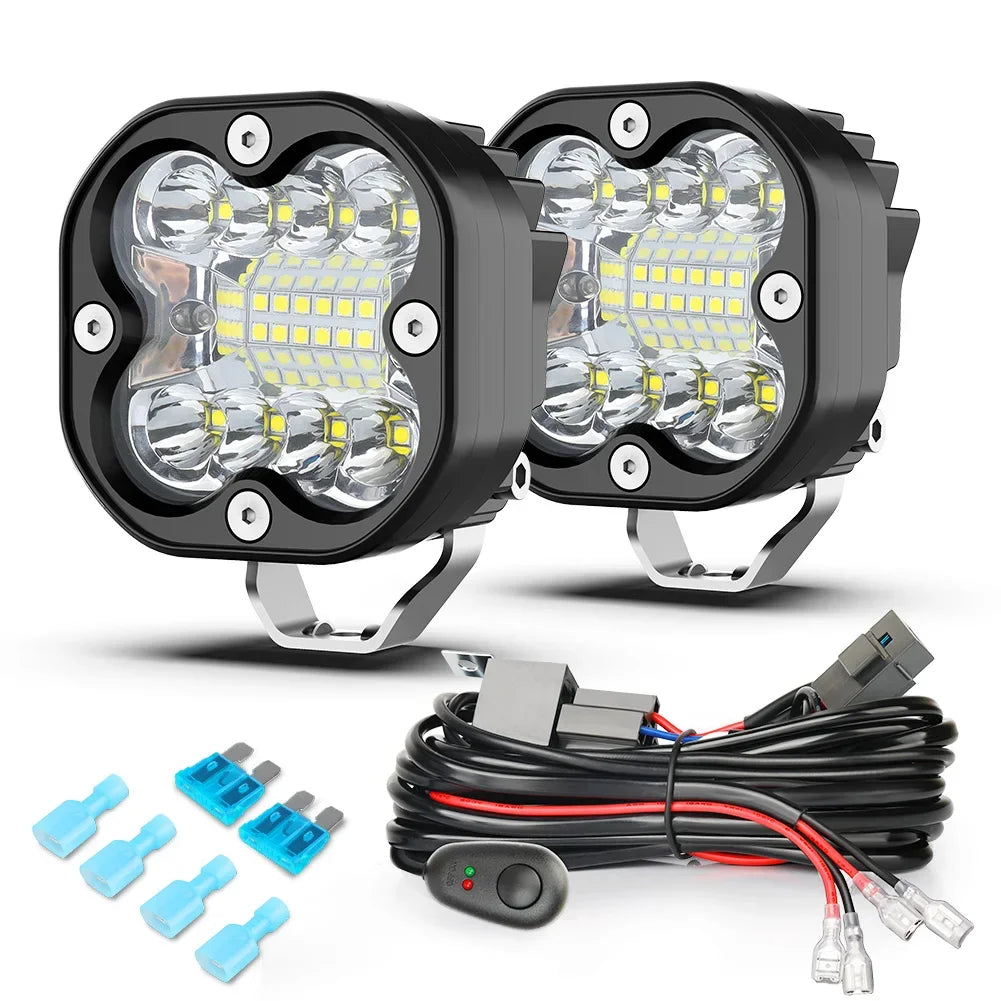 3 Inch Led Work Spotlights 24V 120W