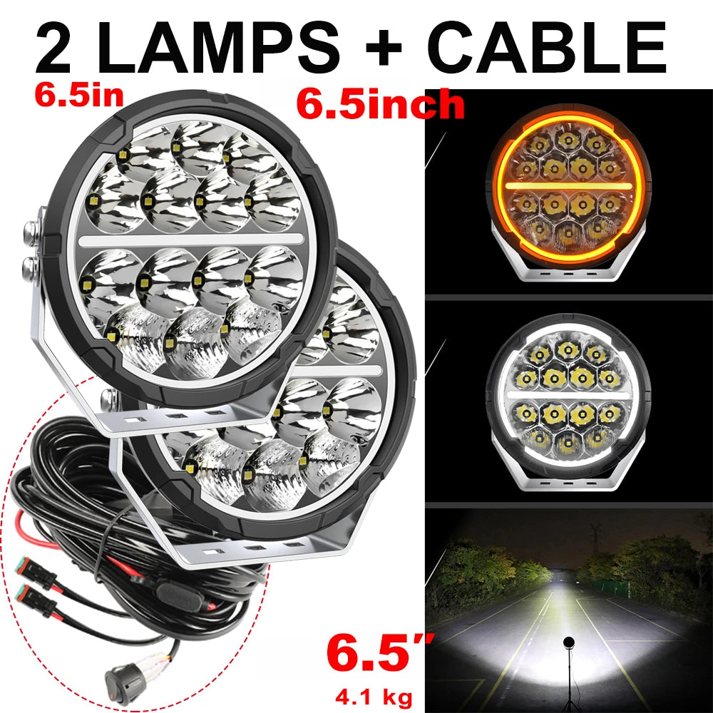 6.5 inch Led Driving Light for Off road Truck UTV