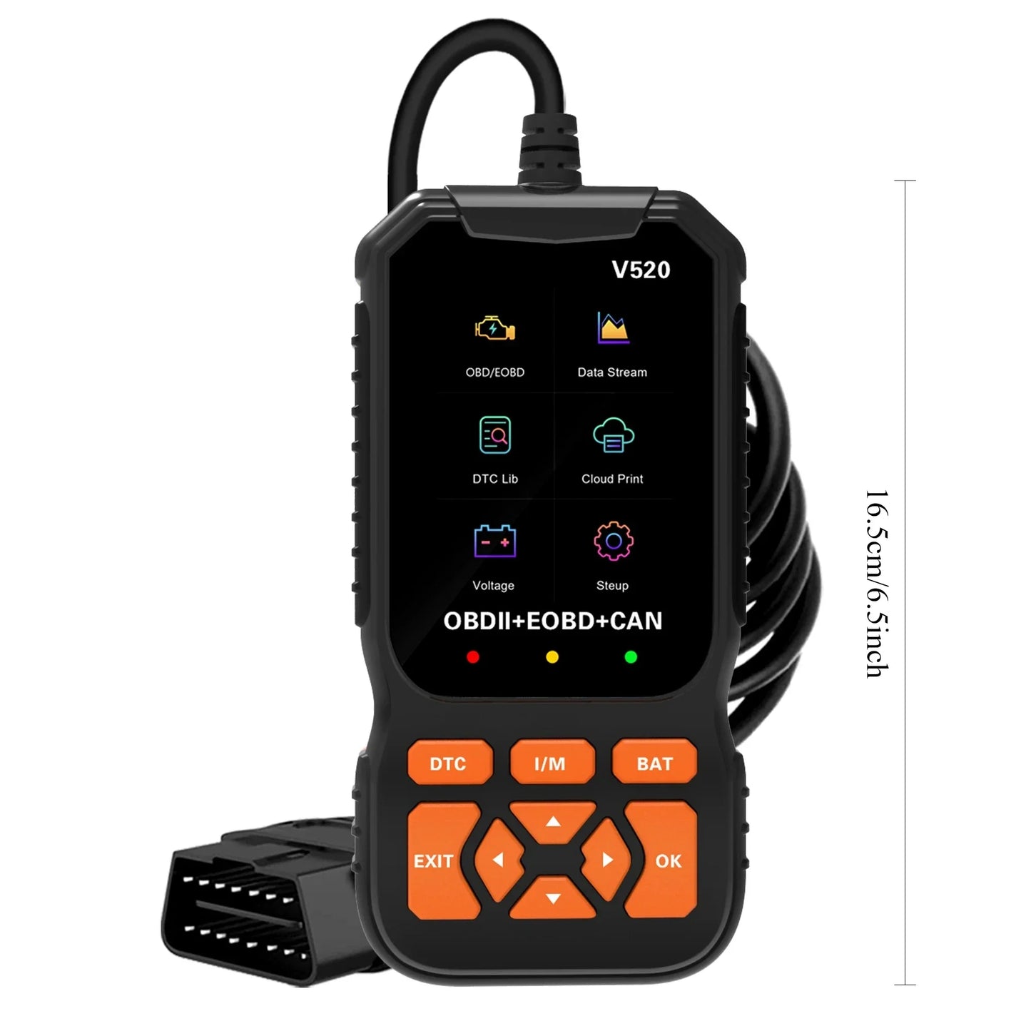 OBD2 Car Scanner Diagnostic Scanning Tool, Professional Vehicle Fault Code Reader