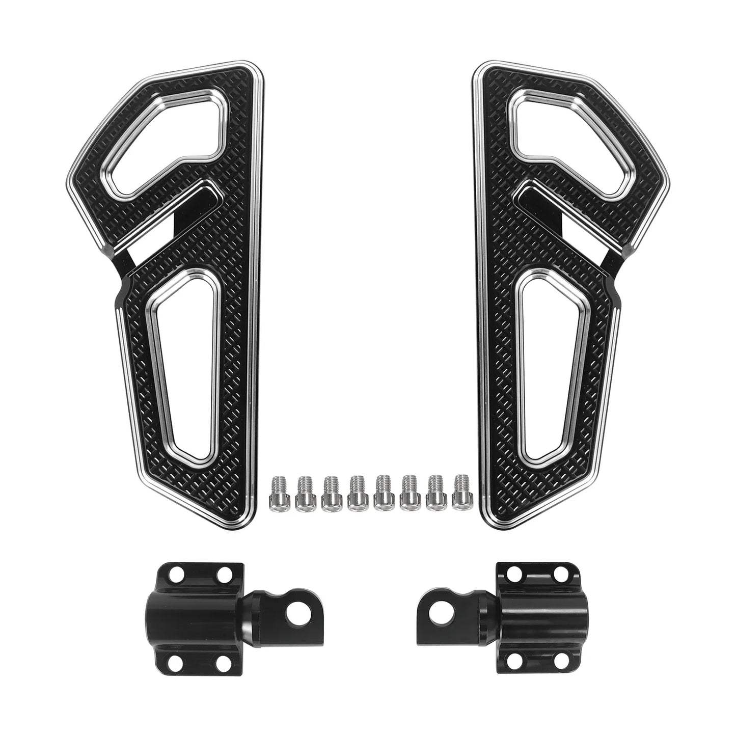 Morotcycle Rear Footpeg Floorboard For Harley Touring Road King FLHR Sportster XL883 Softail Fatboy FL Dyna Passenger Foot 2027