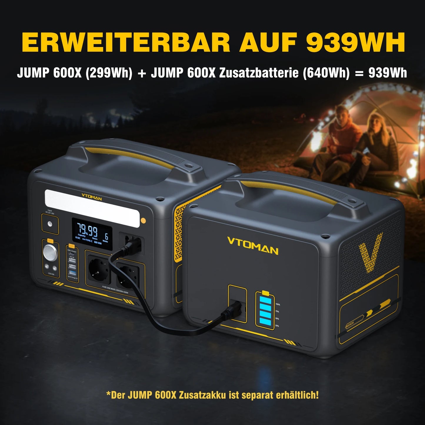 JUMP Power Stations Battery Emergency Backup High-power Power Supply Camping Equipment Generator