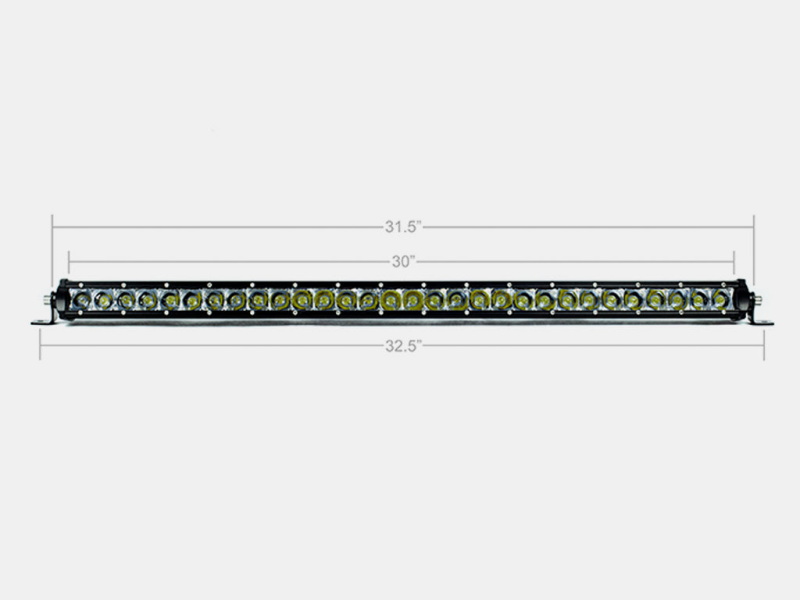 Cali Raised LED Cali Raised 32In Slim Single Row Led Bar CR2309