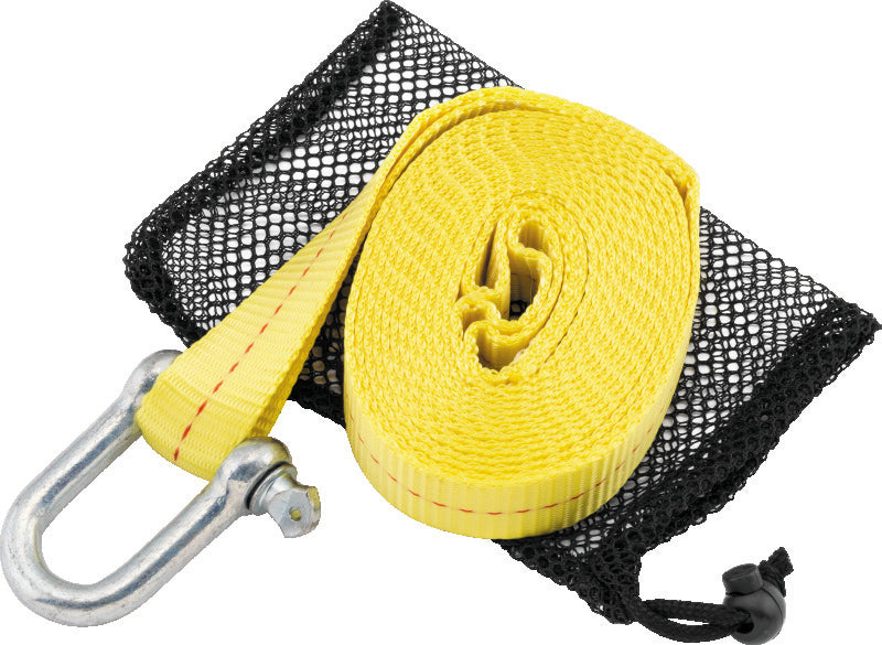 QuadBoss, QuadBoss Tow Strap 12 ft. with Steel Shackle and Mesh Storage Bag