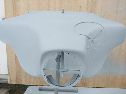 Harley davidson reccesed Punisher fairing batwing