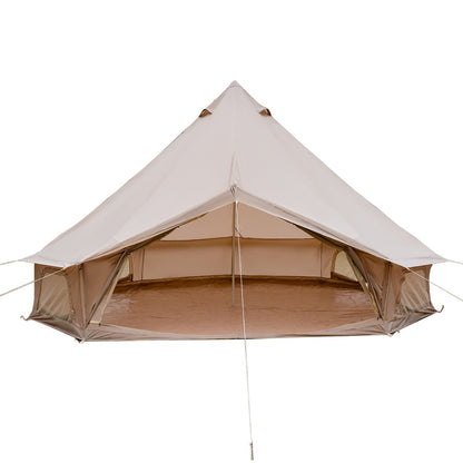 Oxford Bell Tent 13.1FT with Stove Jack for Family Camping