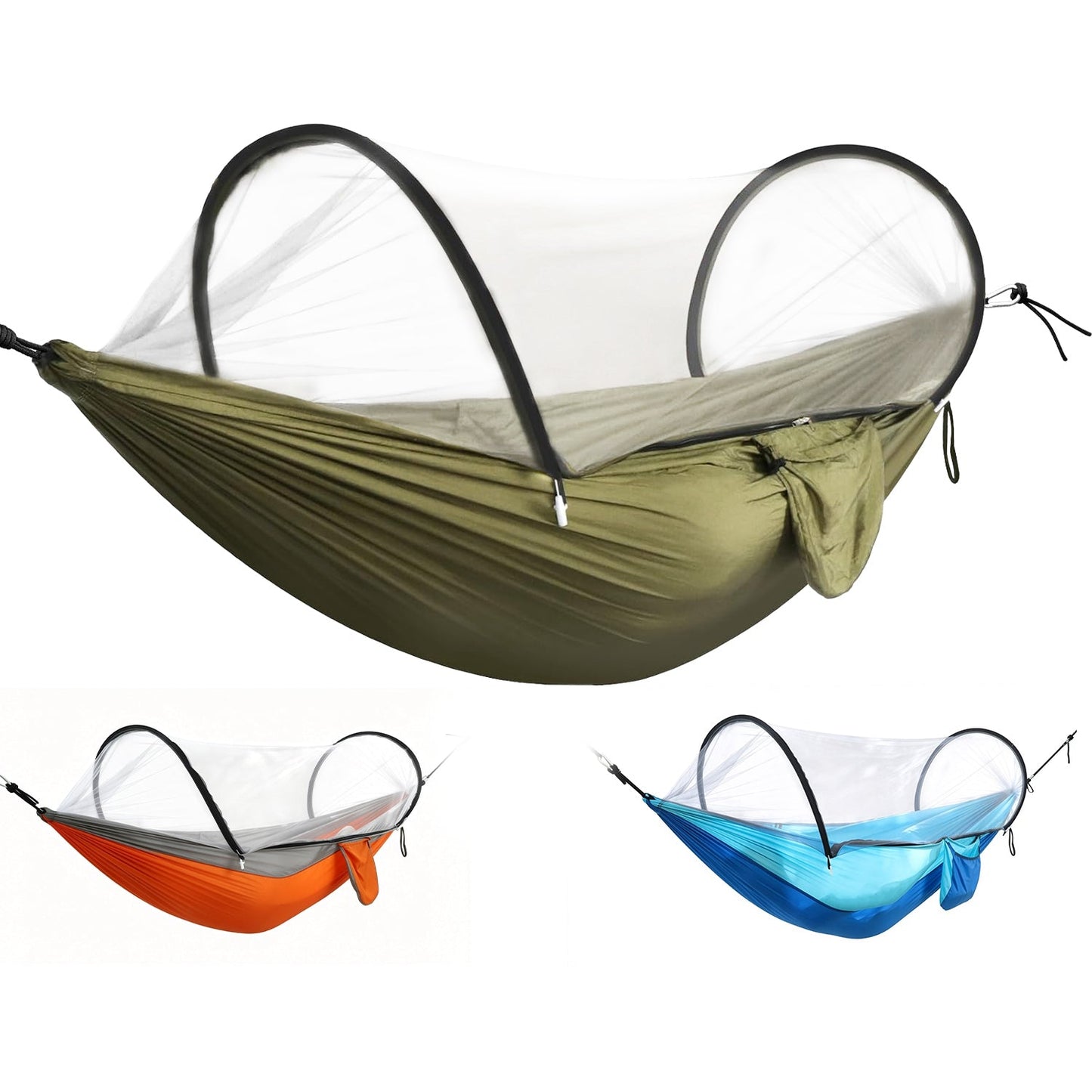 Camping Hammock with Mosquito Net 3-in-1 Portable 440lbs