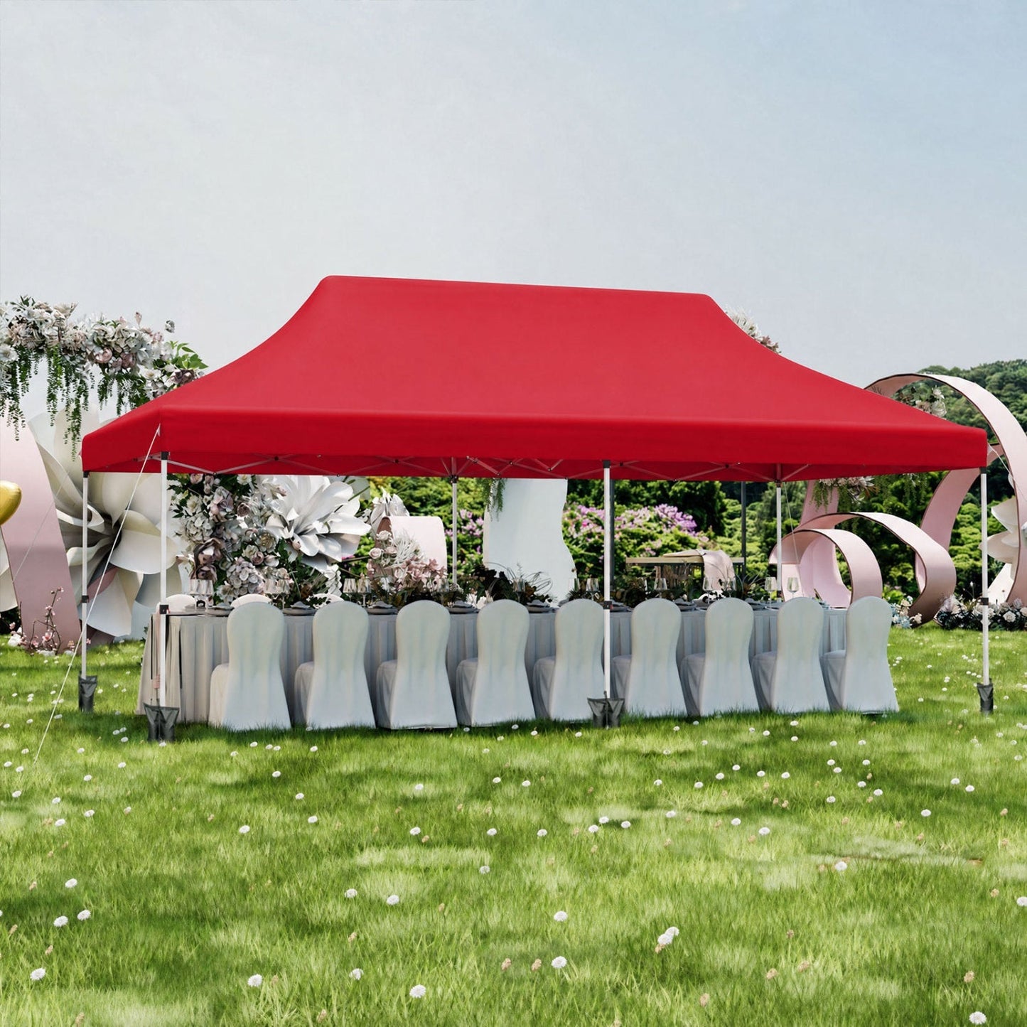 Pop Up Canopy Tent 10x20 FT with Carry Bag