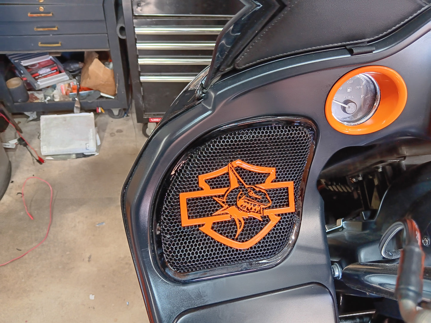 98-2024+ Road Glide 3D shark speakers grill covers set