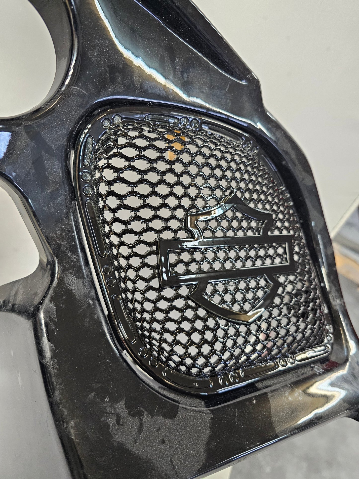 98 to 2024+ Road Glide 3D shield speakers grill covers set