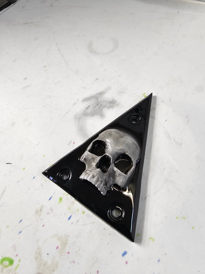 Backrest plate (Souixxcide choppers) 3D ancient skull