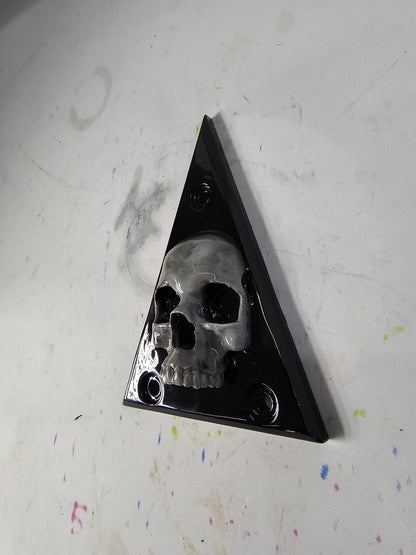 Backrest plate (Souixxcide choppers) 3D ancient skull
