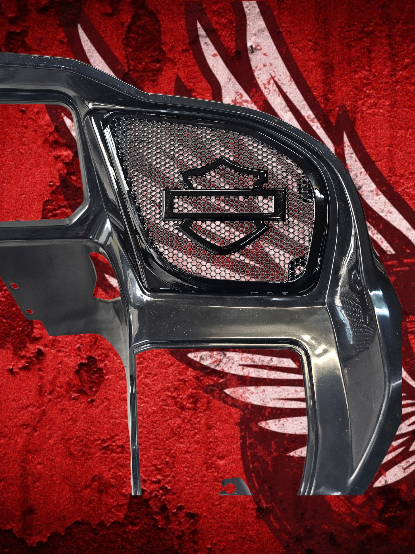 98 to 2024+ Road Glide 3D shield speakers grill covers set