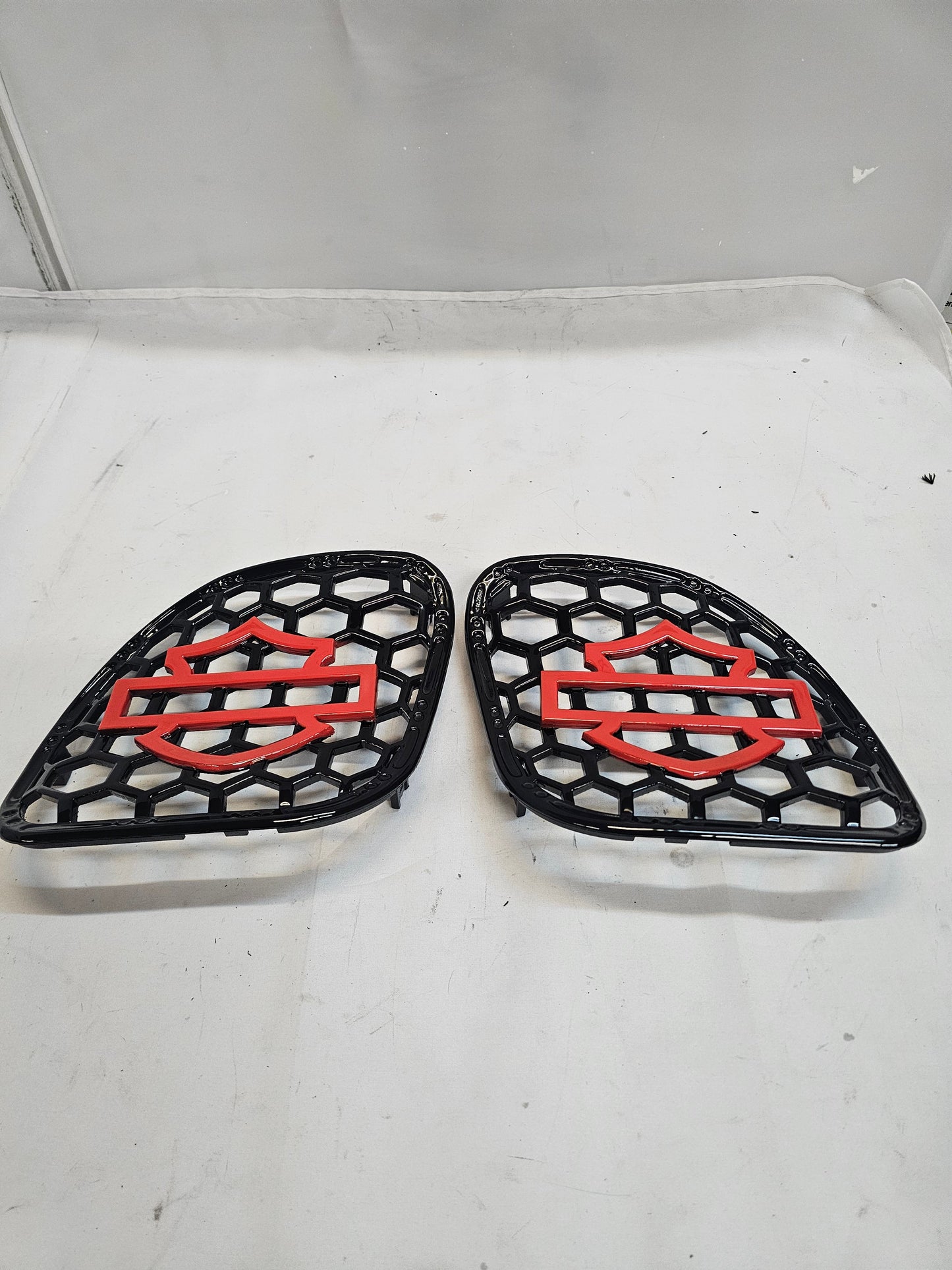 98 to 2024+ Road Glide 3D shield speakers grill covers set