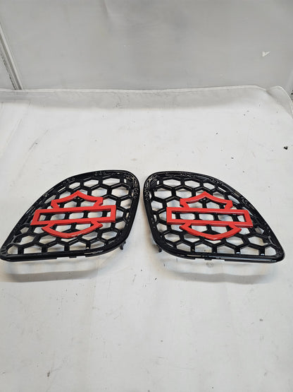 98 to 2024+ Road Glide 3D shield speakers grill covers set