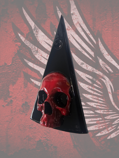 Backrest plate (Souixxcide choppers) 3D ancient skull