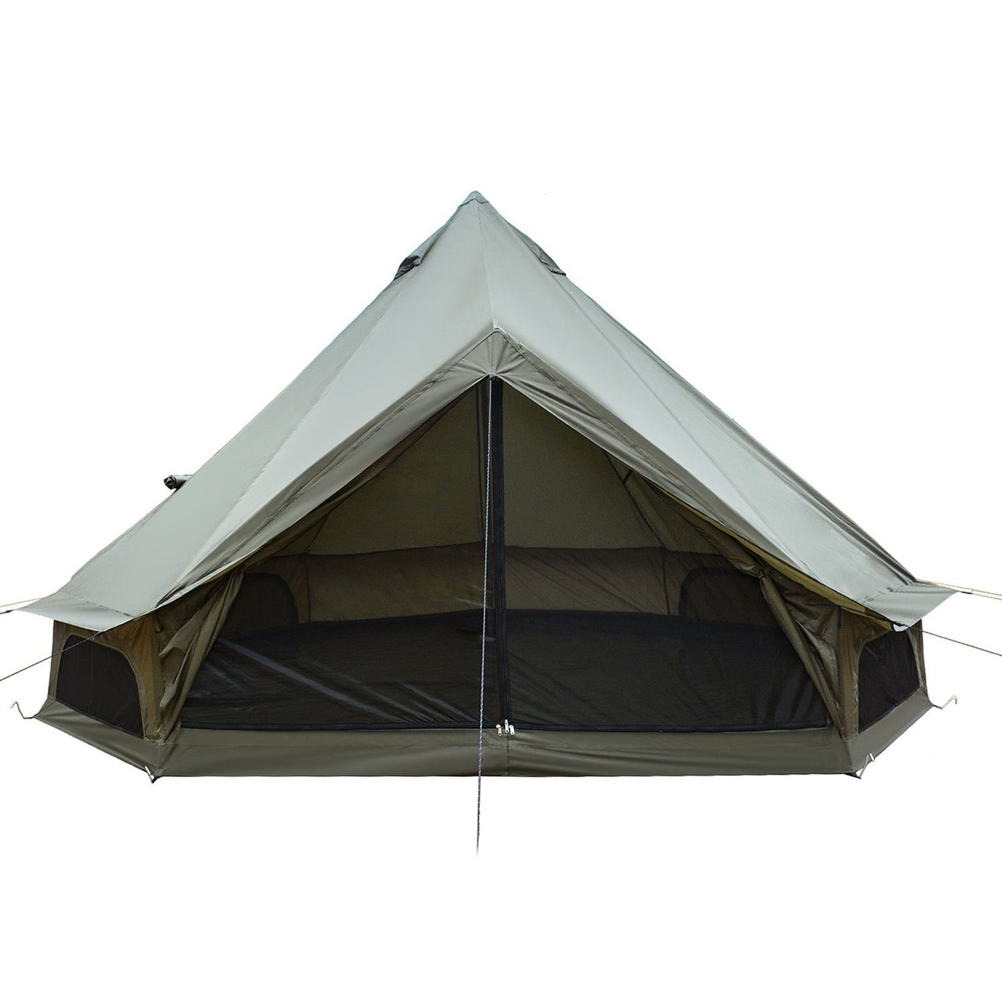 Oxford Bell Tent 13.1FT with Stove Jack for Family Camping