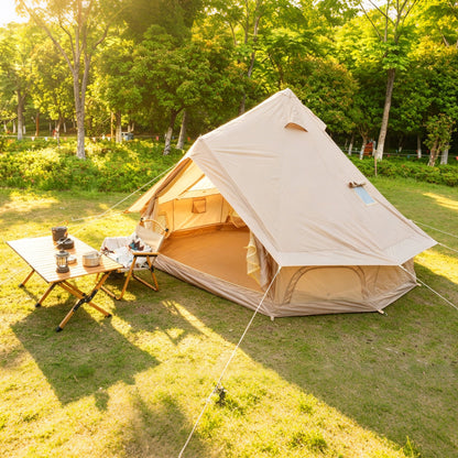 Oxford Bell Tent 13.1FT with Stove Jack for Family Camping