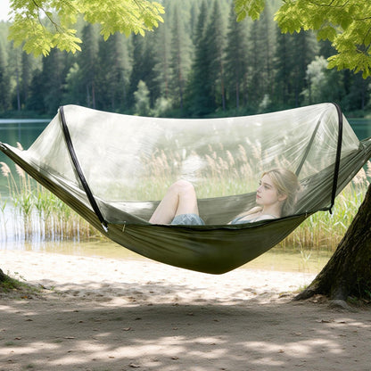 Camping Hammock with Mosquito Net 3-in-1 Portable 440lbs