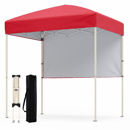 Pop-Up Canopy Tent 6x4 ft with Half Sidewall