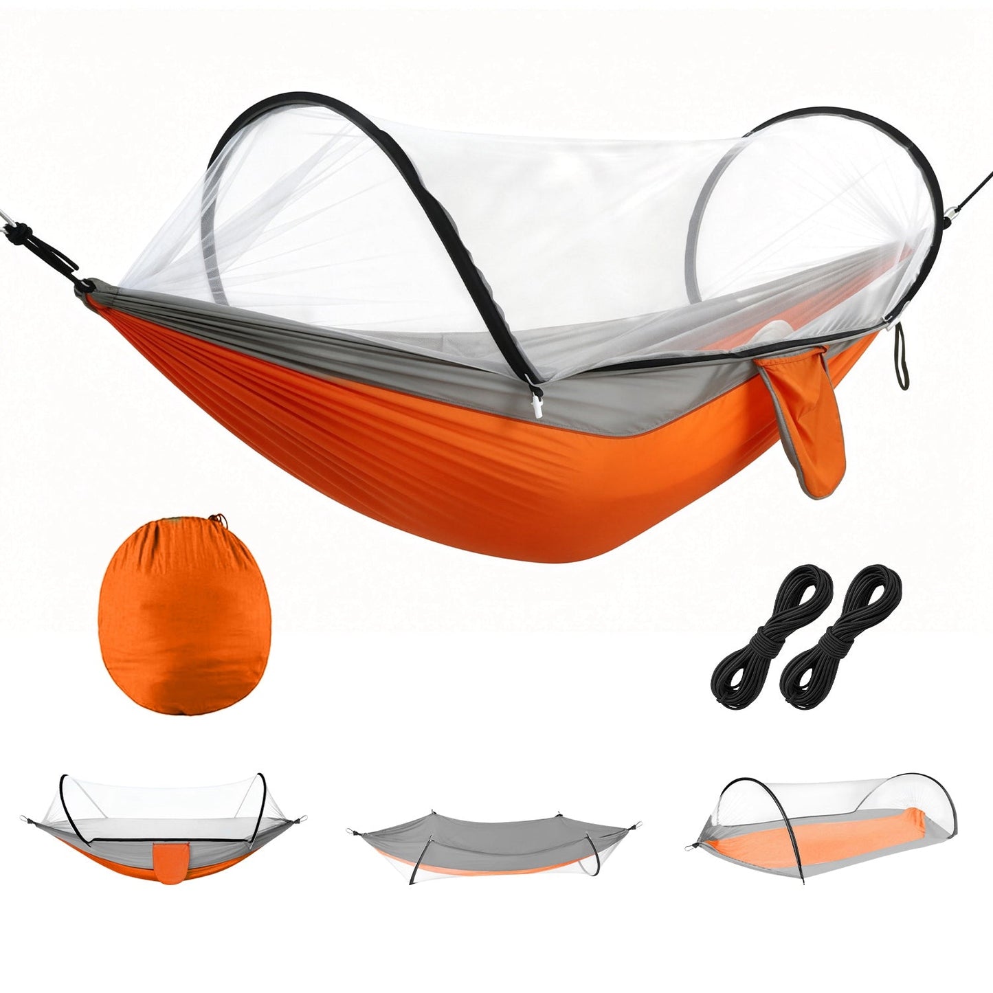 Camping Hammock with Mosquito Net 3-in-1 Portable 440lbs