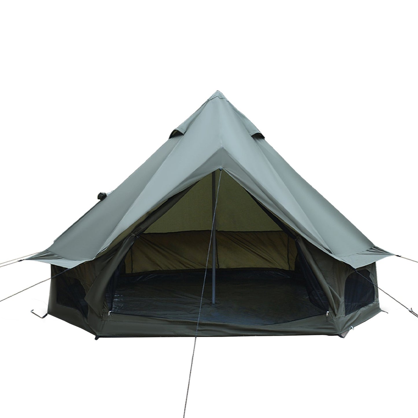 Oxford Bell Tent 13.1FT with Stove Jack for Family Camping