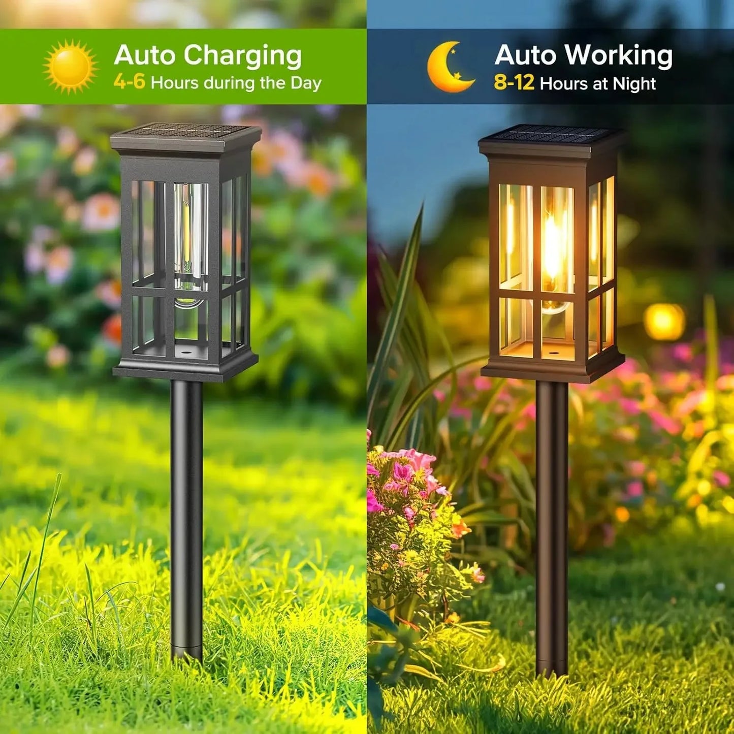 Solar Pathway Outdoor Solar Lamp Waterproof Landscape Lighting