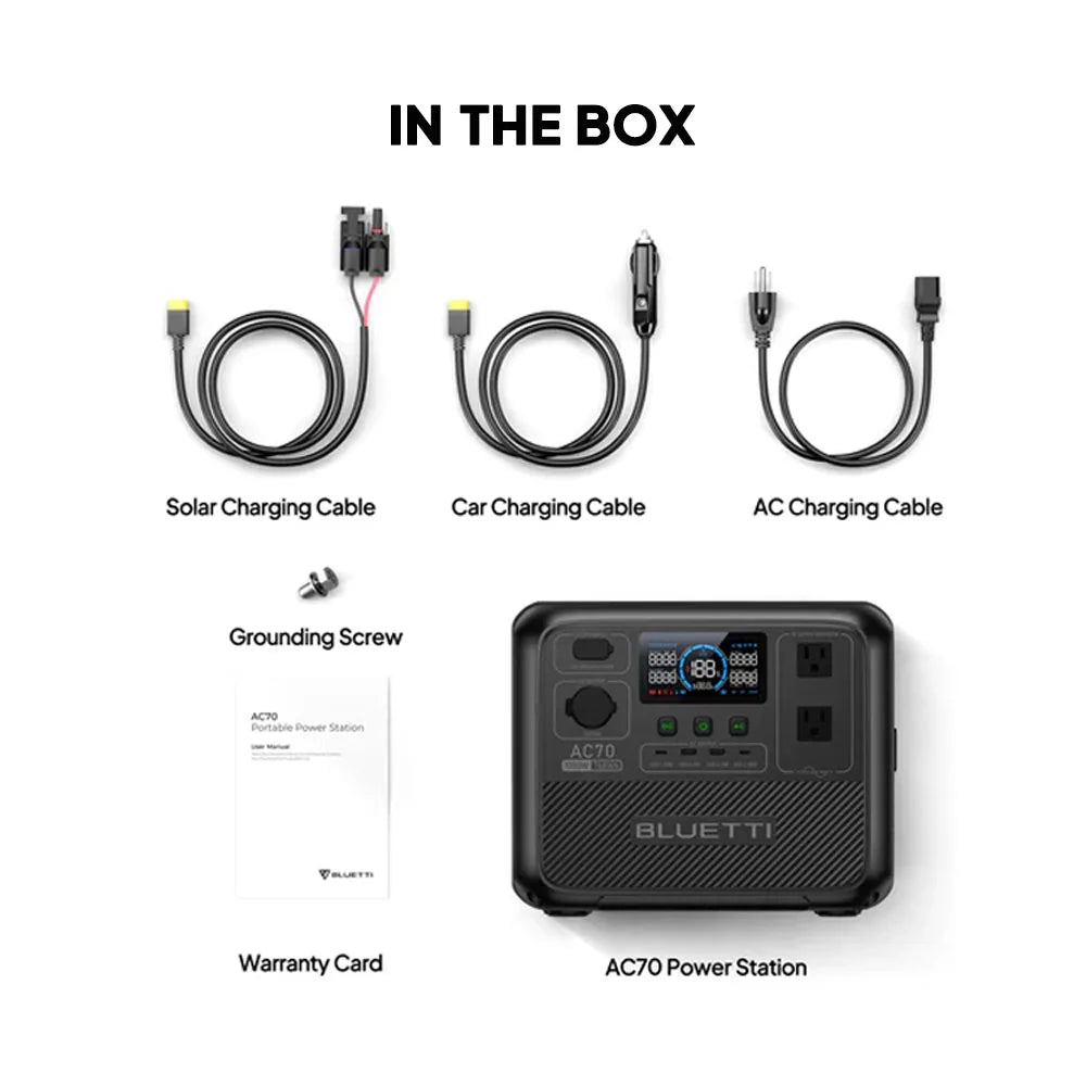 1000W 768Wh Portable Power Station Solar Generator for Off-Grid Living Outdoor Activities Power Bank