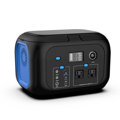 Portable Power Station 600W 296Wh/AC Outlet Solar Generator