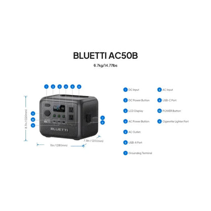 Portable Power Station | 700W 448Wh Compact Reliable Energy