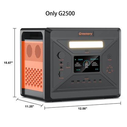 Portable Power Station Large Capacity Solar Generator with Cart Fast Charging Emergency Power for Backup