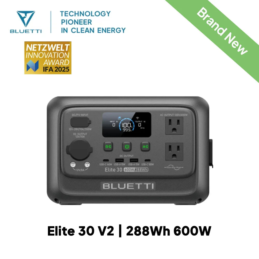 288Wh 600W Portable Power Station Lightweight Fast Charging Solar Generator