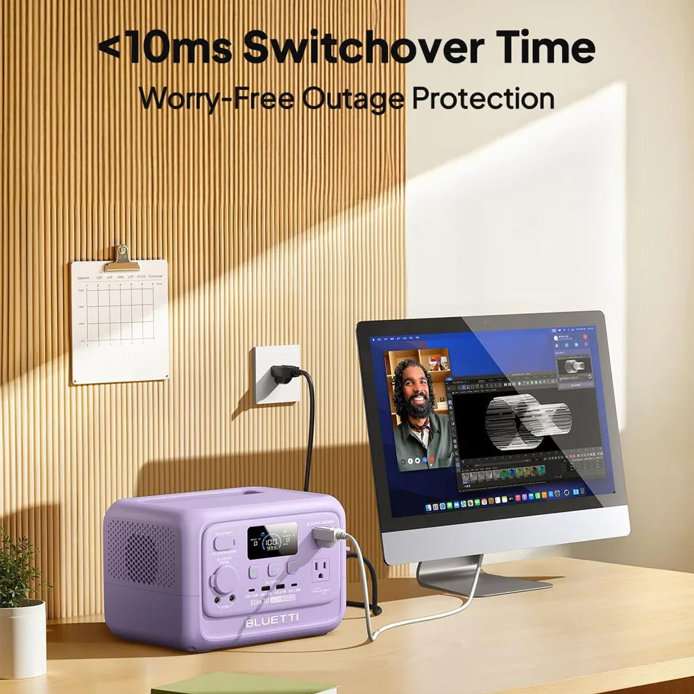 288Wh 600W Portable Power Station Lightweight Fast Charging Solar Generator