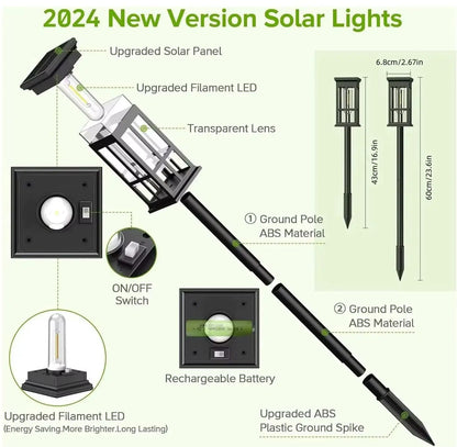 Solar Pathway Outdoor Solar Lamp Waterproof Landscape Lighting