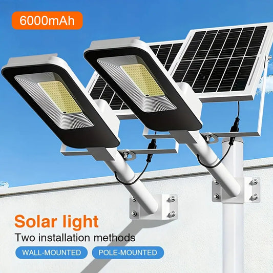4 sets of waterproof solar outdoor lighting from dusk to dawn