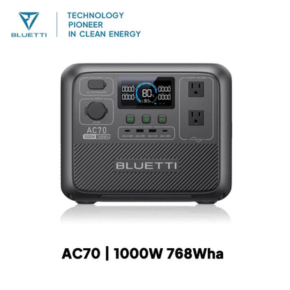 1000W 768Wh Portable Power Station Solar Generator for Off-Grid Living Outdoor Activities Power Bank