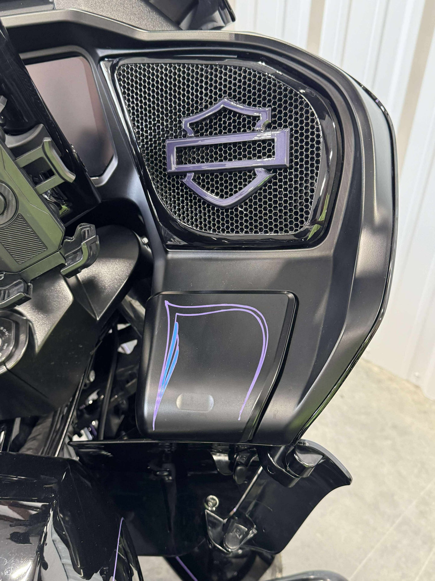 98 to 2024+ Road Glide 3D shield speakers grill covers set