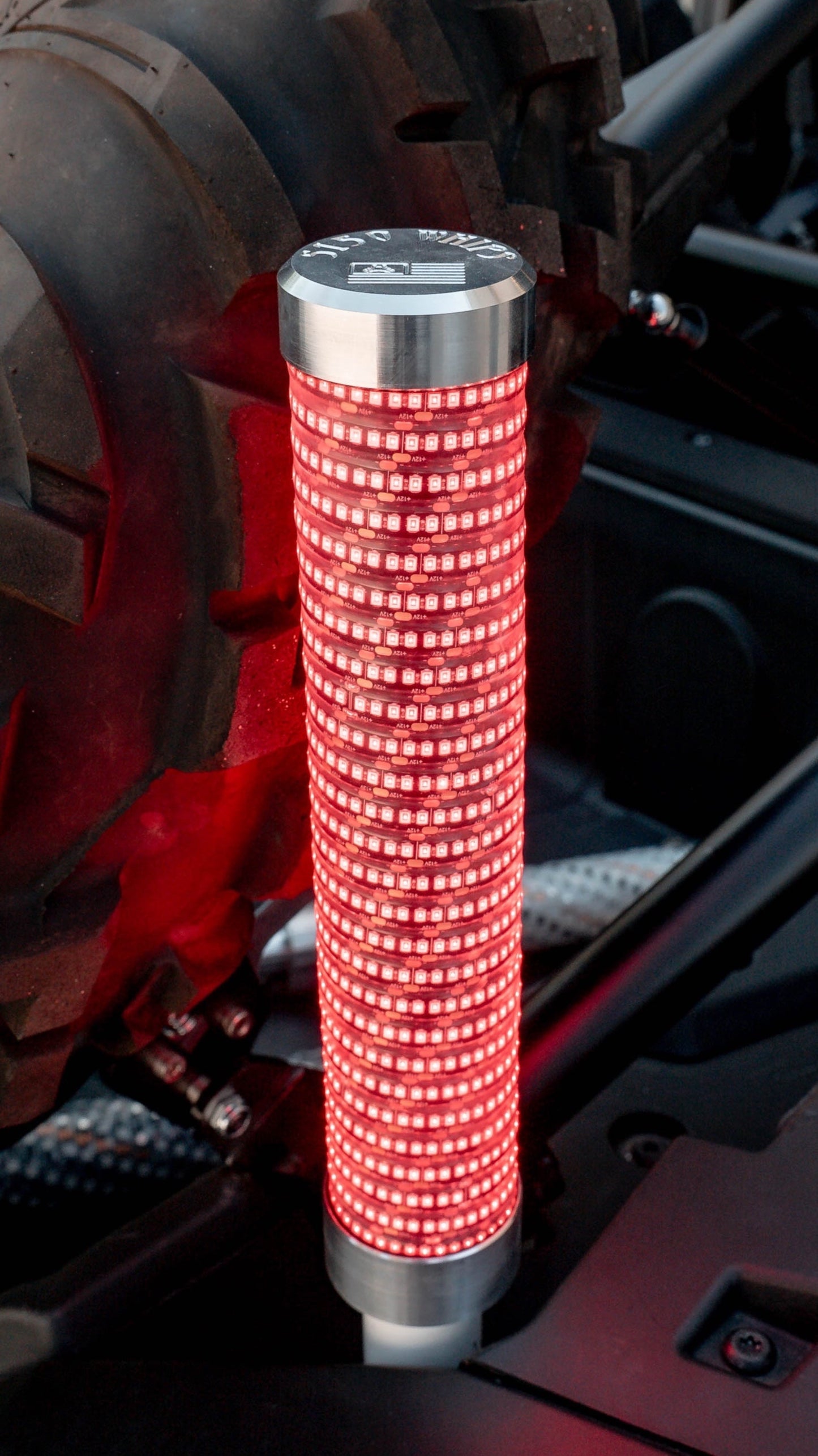 Hyper Color NiteStik LED Fat Whip – Single – Whip Only