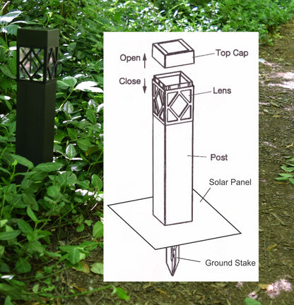 Malibu Marker SHADE SOLAR® Shade-3™ solar light works in the shade