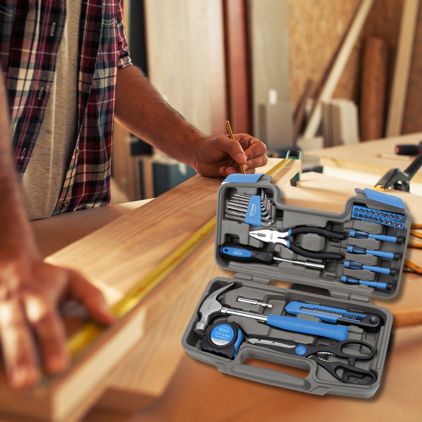 39 Piece General Tool Kit - DT9706BL