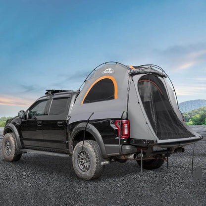 5.5-6.7ft Easy Setup Pickup Truck Bed Tent Gray