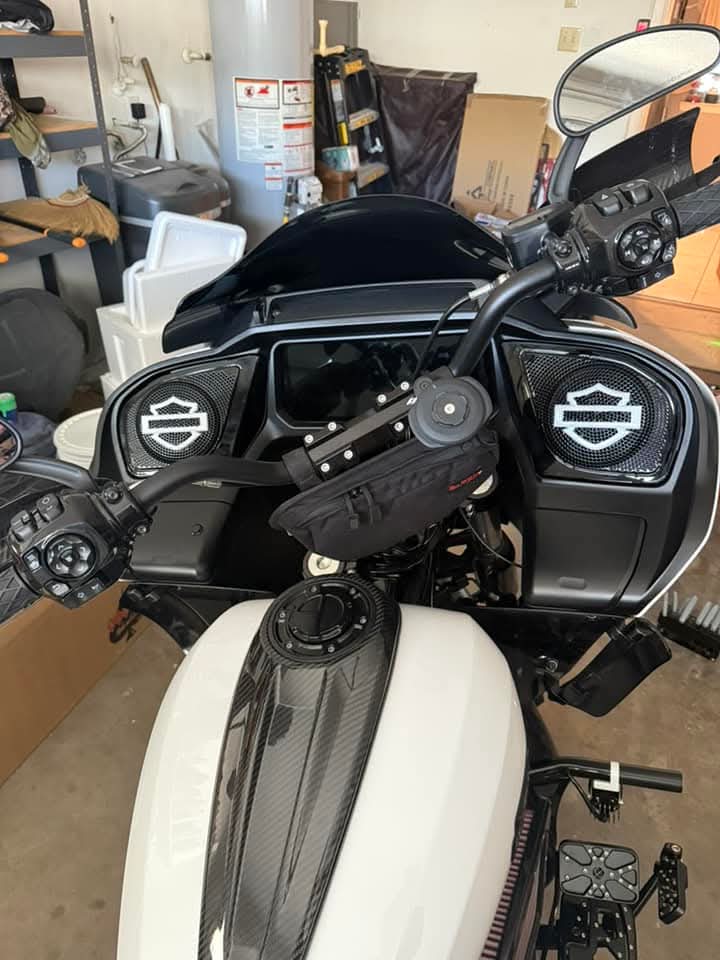 98 to 2024+ Road Glide 3D shield speakers grill covers set