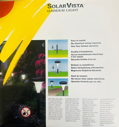 Siemens Vintage Bollard Solar Pathway Light 4 Watt 100 Lumen With Fluorescent Bulb 4 Pack