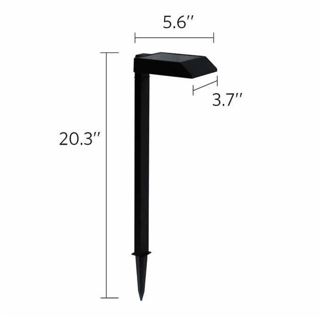 SmartYard Solar LED Pathway Lights 30 Lumen Modern Down Light , 6-Pack
