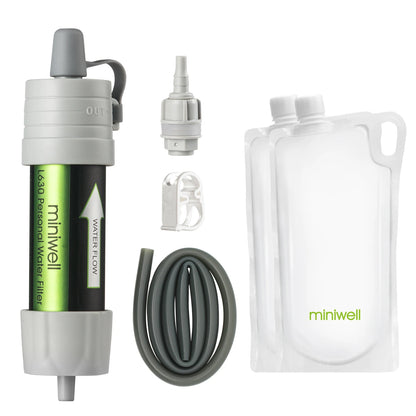 Portable Camping Filtration Capacity for Outdoor Emergency Survival Tool