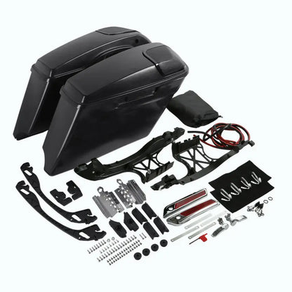 4" Extended Saddlebags For Harley Touring Street Electra Glide Road King Ultra Classic CVO 2014-2024
