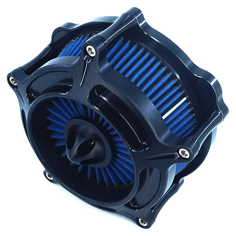 Motorcycle Turbine Intake Air Cleaner For Harley Sportster XL 883 XL 1200 Dyna Softail Touring Electra Glide