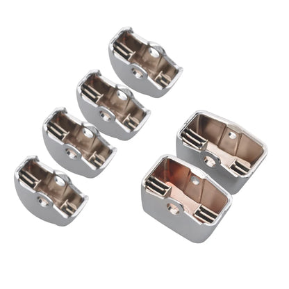 Motorcycle Handlebar Control Switch Housings Chrome Switch Caps Kit Parts For Harley