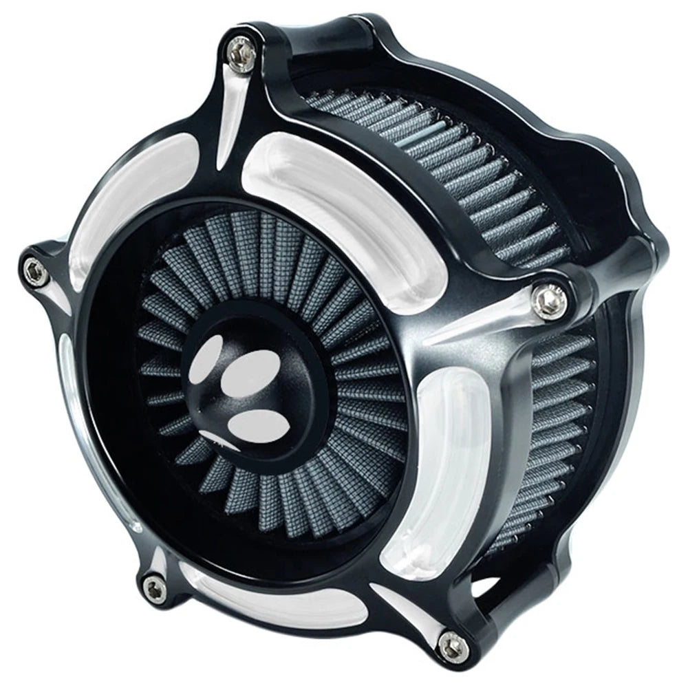 Motorcycle Turbine Intake Air Cleaner For Harley Sportster XL 883 XL 1200 Dyna Softail Touring Electra Glide