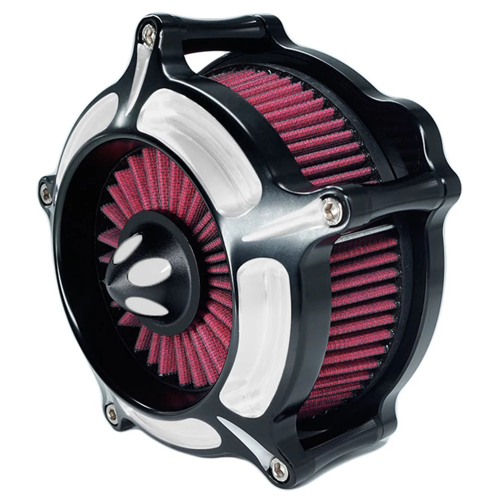Motorcycle Turbine Intake Air Cleaner For Harley Sportster XL 883 XL 1200 Dyna Softail Touring Electra Glide